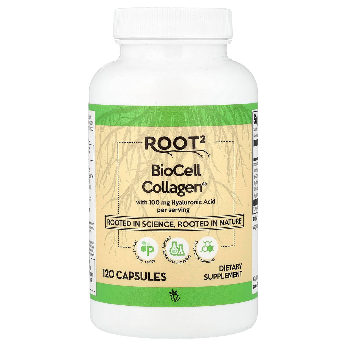 Vitacost ácido hialurónico con BioCell colágeno II, cápsulas, apoyo a articulaciones y tejido conectivo.