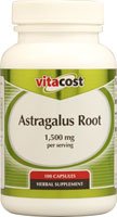 Vitacost Astrágalo en cápsulas de 1500 mg para apoyo al bienestar general.