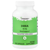 Vitacost DHEA Time Released, botella frontal, posible apoyo al equilibrio hormonal