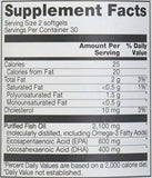 Vitacost Mega EFA cápsulas suaves, fáciles de tragar para omega-3 diario.
