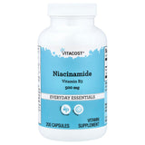 Vitacost Niacinamida sin rubor 500 mg cápsulas, energía diaria sin molestias.