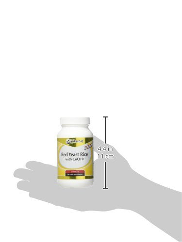 Vitacost empaque de 60 tabletas, lista para la rutina diaria.