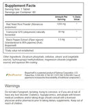 Vitacost tableta en primer plano con textura suave para consumo diario.
