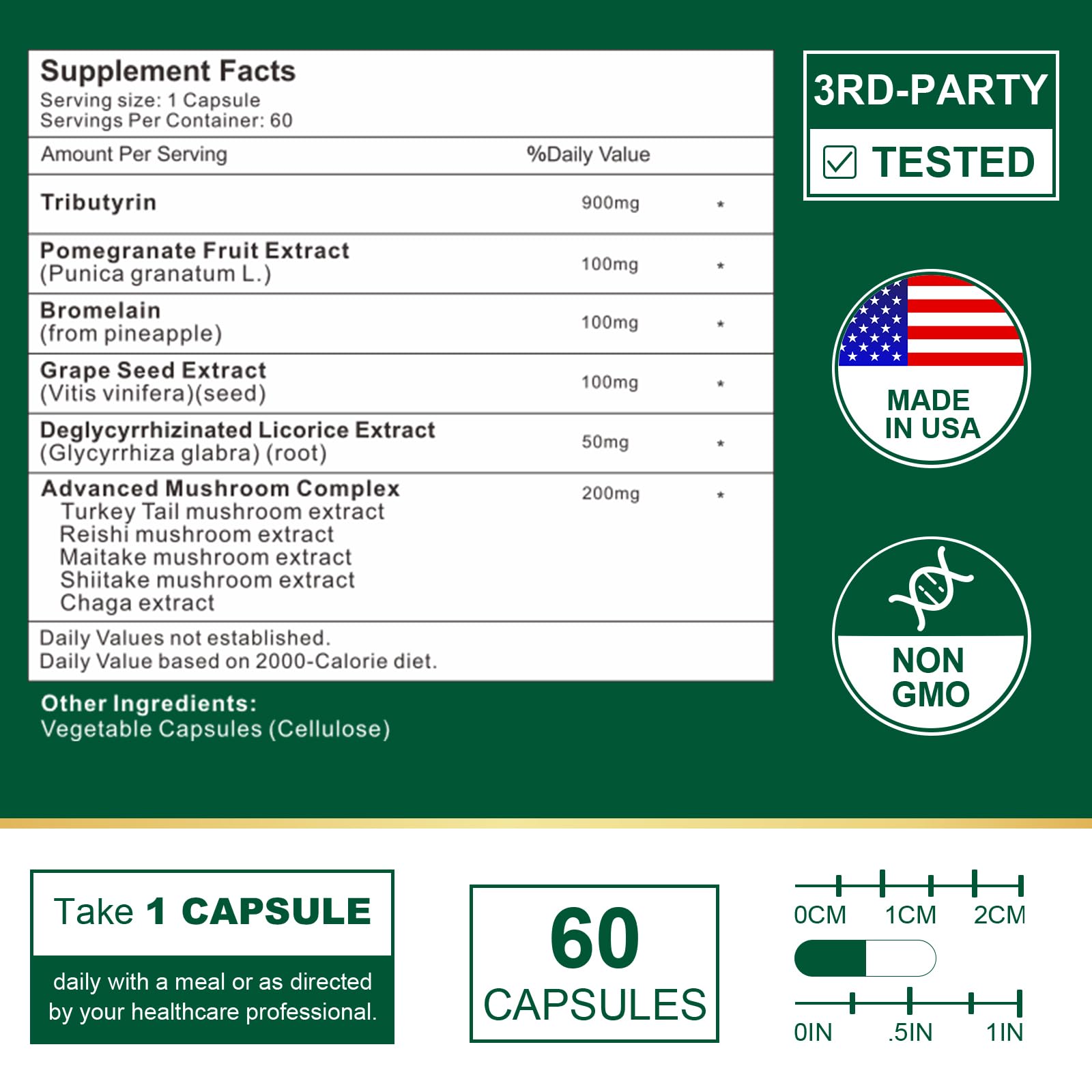 VITACRLLYNMN: refuerzo de la barrera intestinal con tributyrin.