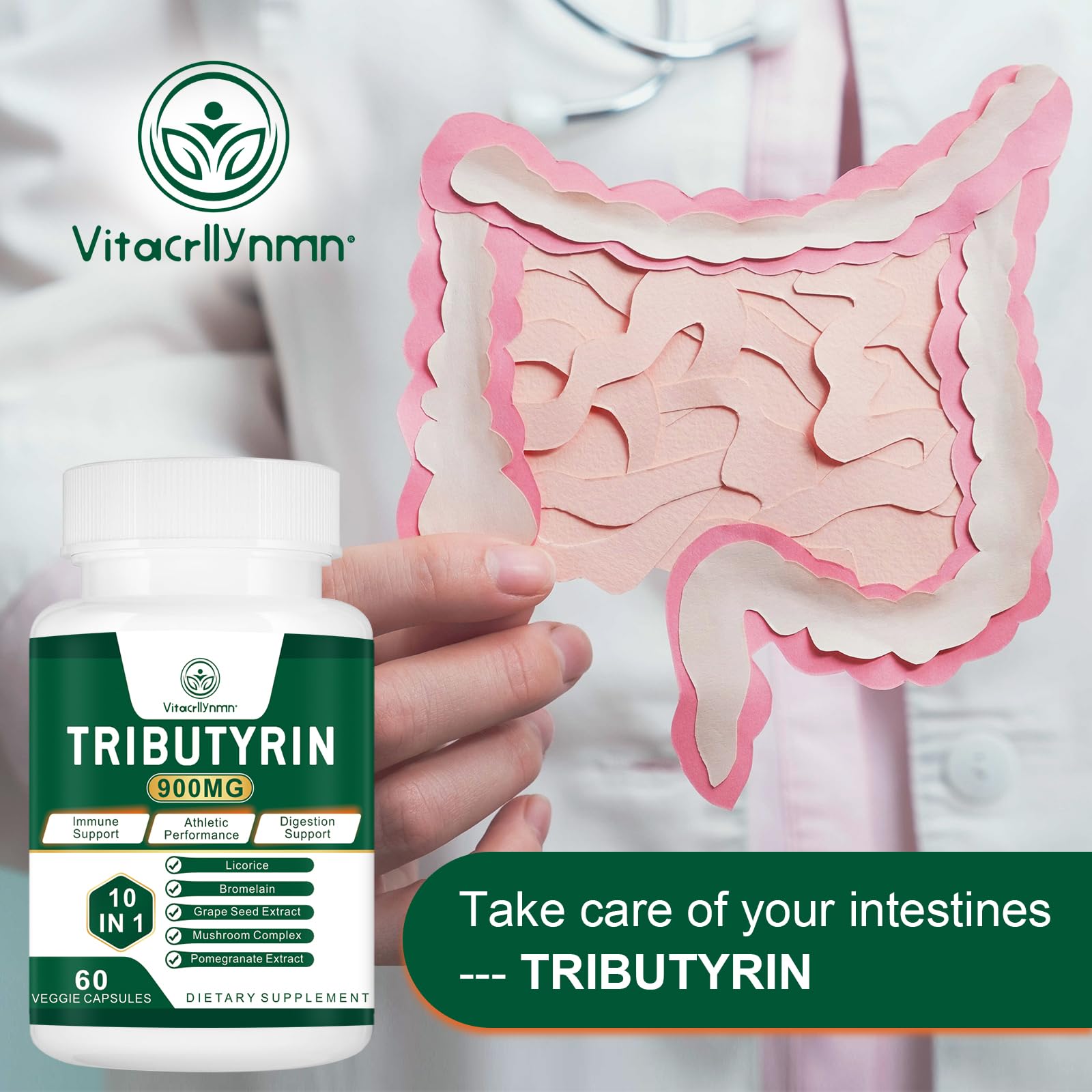 VITACRLLYNMN sin OGM y sin azúcar para digestión diaria.