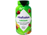 Vitafusion Calcium en bote, gomitas para adultos, dosis diarias convenientes para huesos y dientes