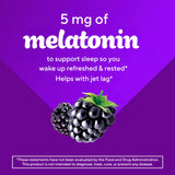 Vitafusion Melatonina: checklist nocturna para una rutina de sueño suave.