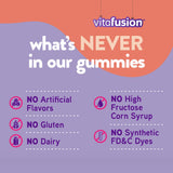 Ingredientes clave de Vitafusion MultiVites, vitaminas esenciales