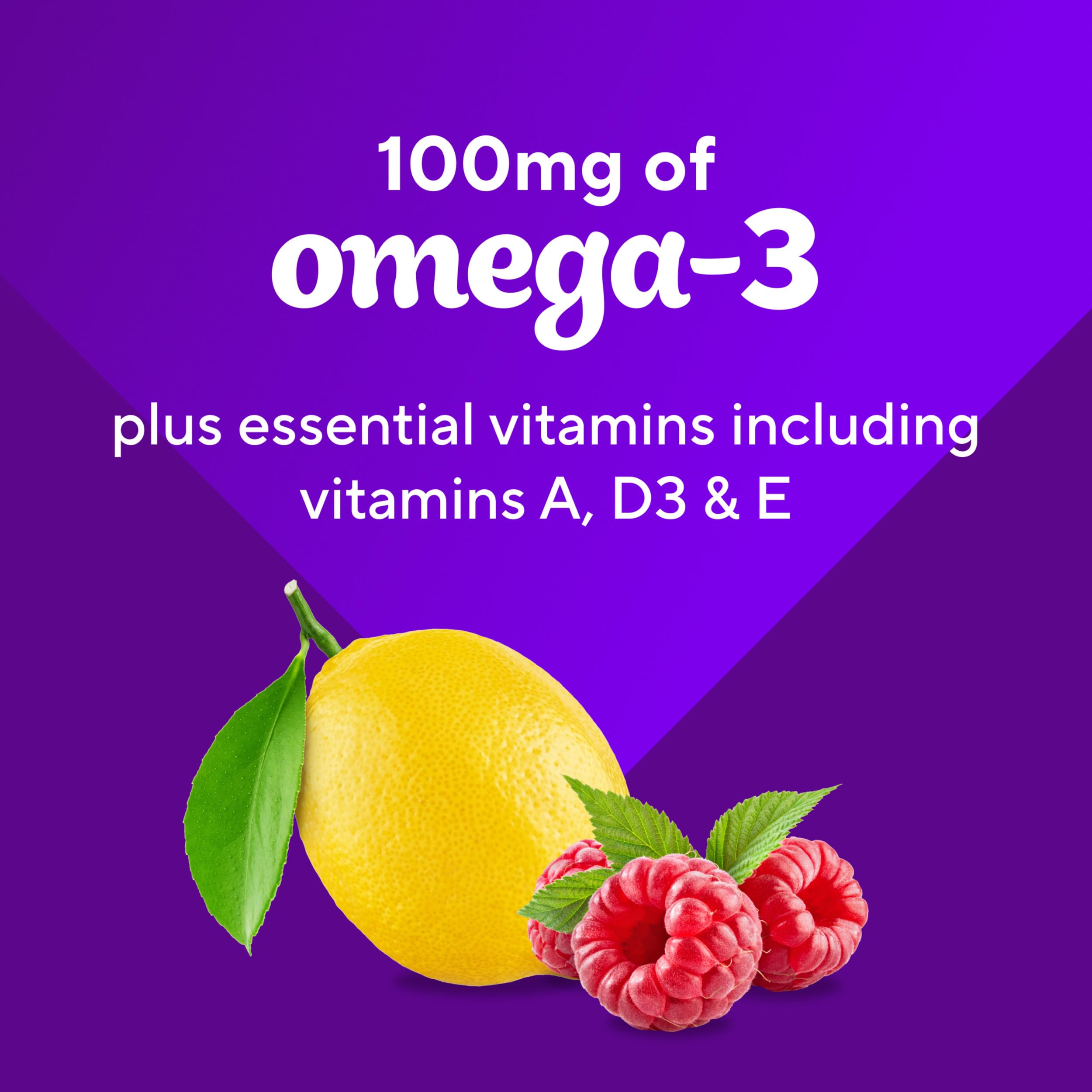 Vitafusion Omega-3 Gomitas sin gluten, opción apta para dietas sensibles