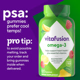 Vitafusion Omega-3 Gomitas para uso diario en estilo de vida activo