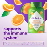 Vitafusion Power C gomitas naranjas, dosis diaria fácil para vitamina C.