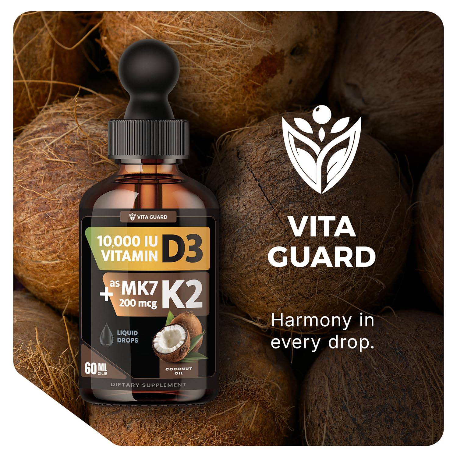 Presentación familiar de Vita Guard D3 K2 lista para uso diario