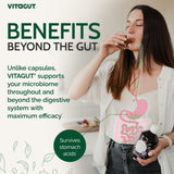 Vitagut ocho cepas probióticas en líquido para microbioma.