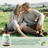 VitHarbor Guanábana Drops, textura líquida, absorción rápida para el día.