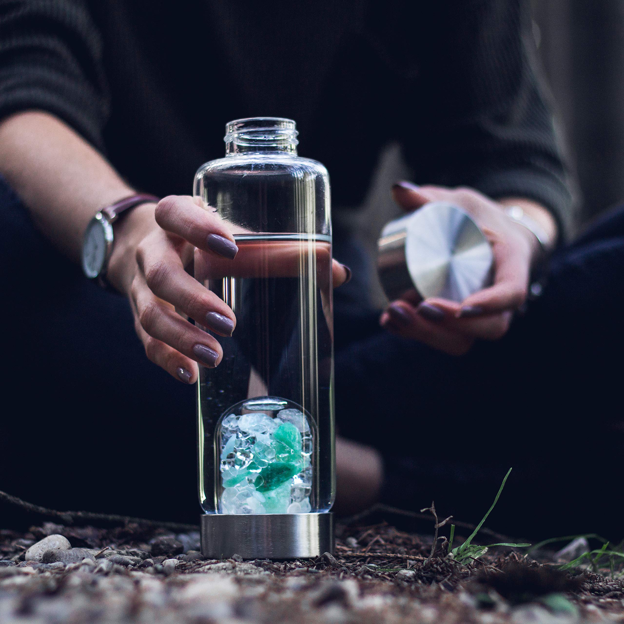 VitaJuwel ViA Forever Young: detalle de Cuarzo Claro para agua más pura