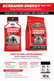 VITAL 4U Screamin Energy Max Hit, etiqueta destacada, sabor café mocha persistente