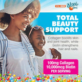 Vital+Boon Dippin' Dots libre de gelatina para opción vegetariana.