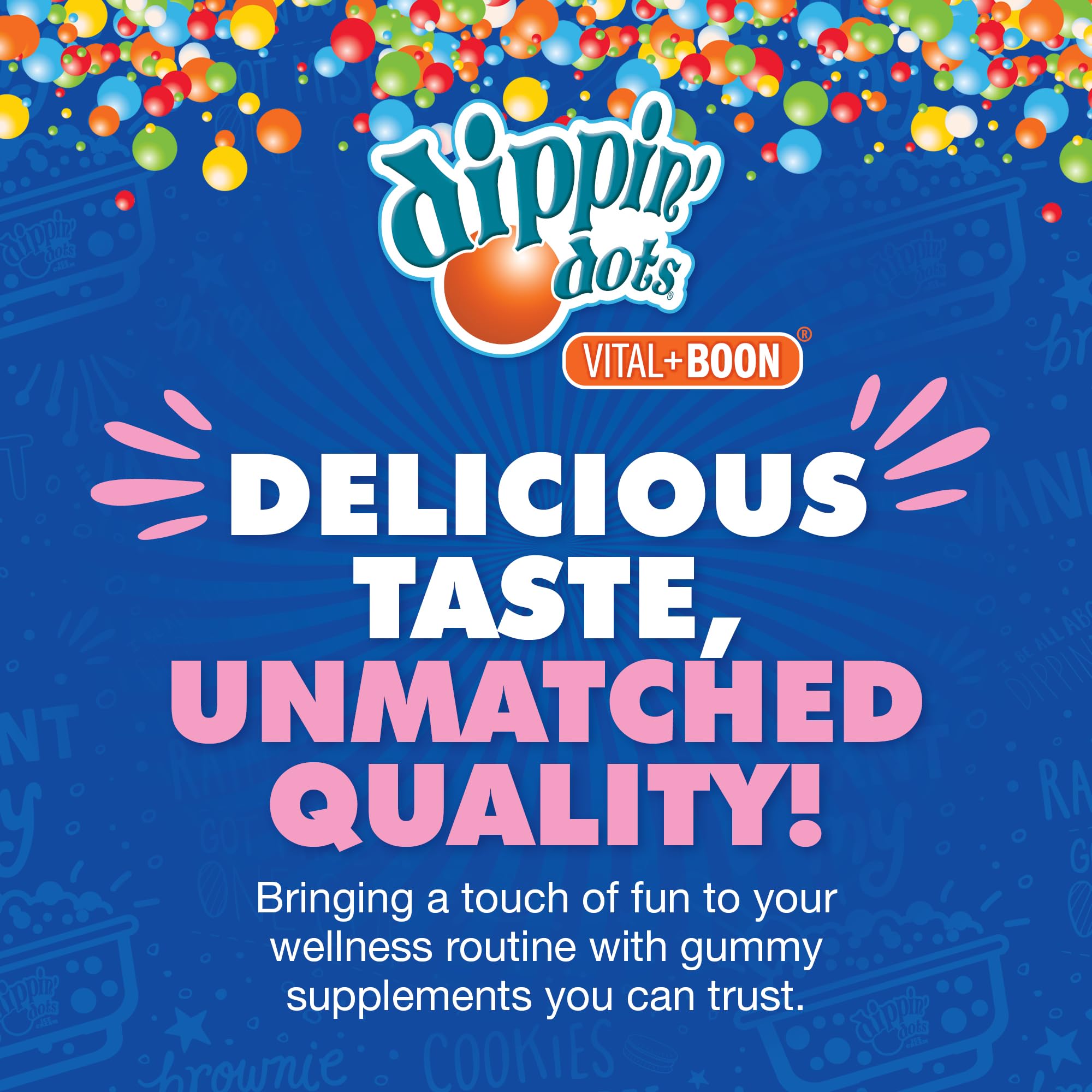 Ideal para viajes y rutinas nocturnas con melatonina Dippin Dots.