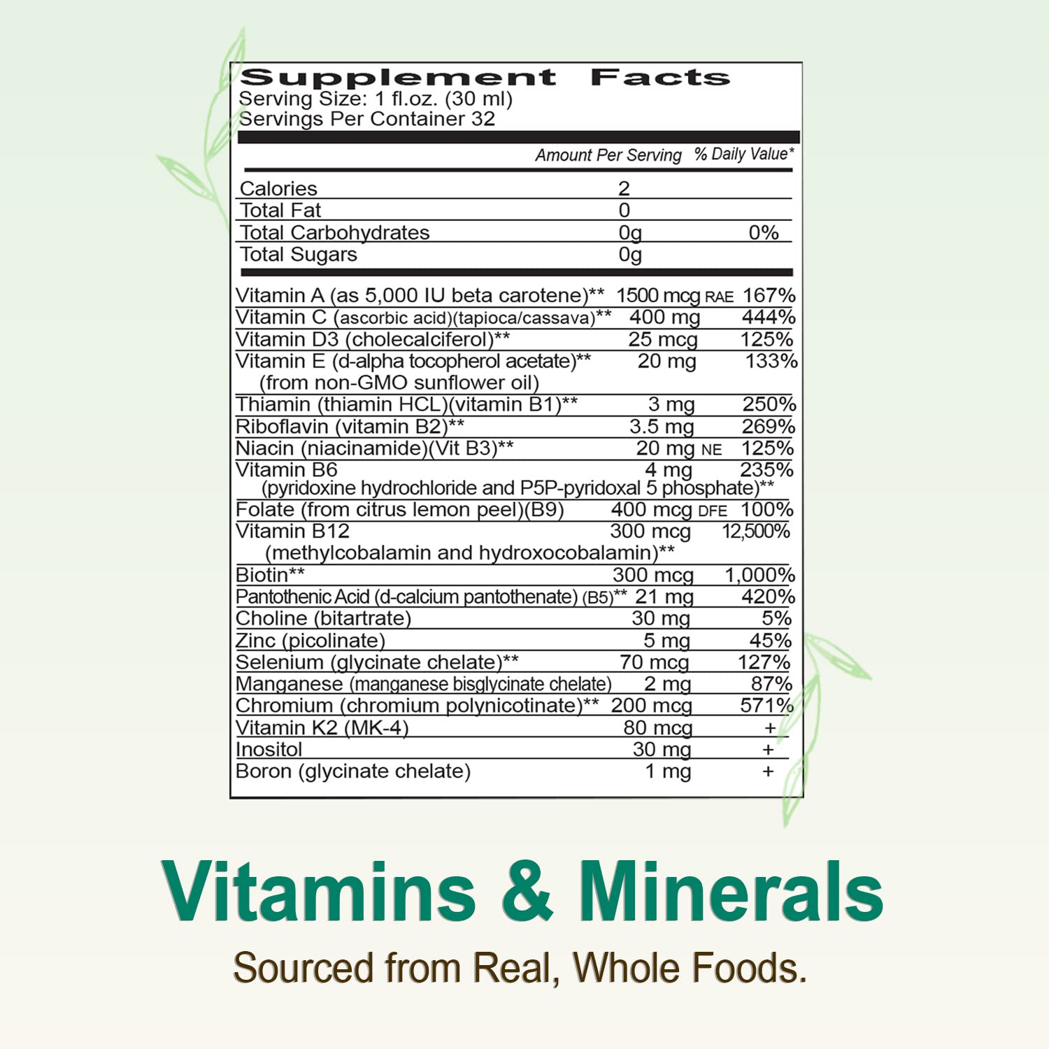 Vital Earth Minerals envase sin BPA para consumo seguro.