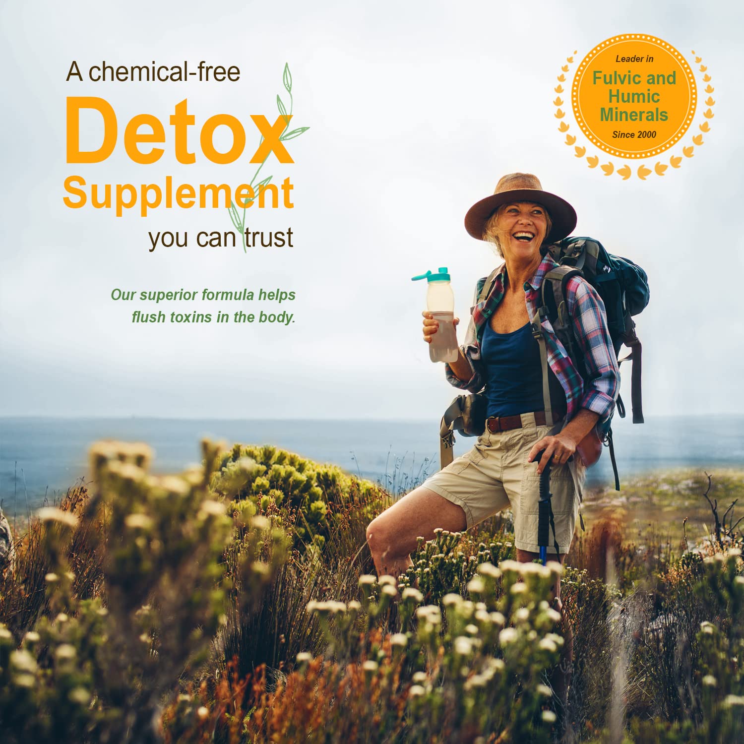 Vital Earth Minerals minerales traza 70+ para apoyo nutricional diario