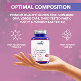 Vital-J Empowering 4en1 URI Power etiqueta detallada, información de ingredientes para confianza.