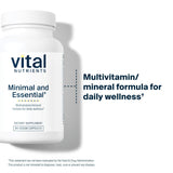 Vital Nutrients Minimal Esencial con antioxidantes A C E y selenio para protección celular