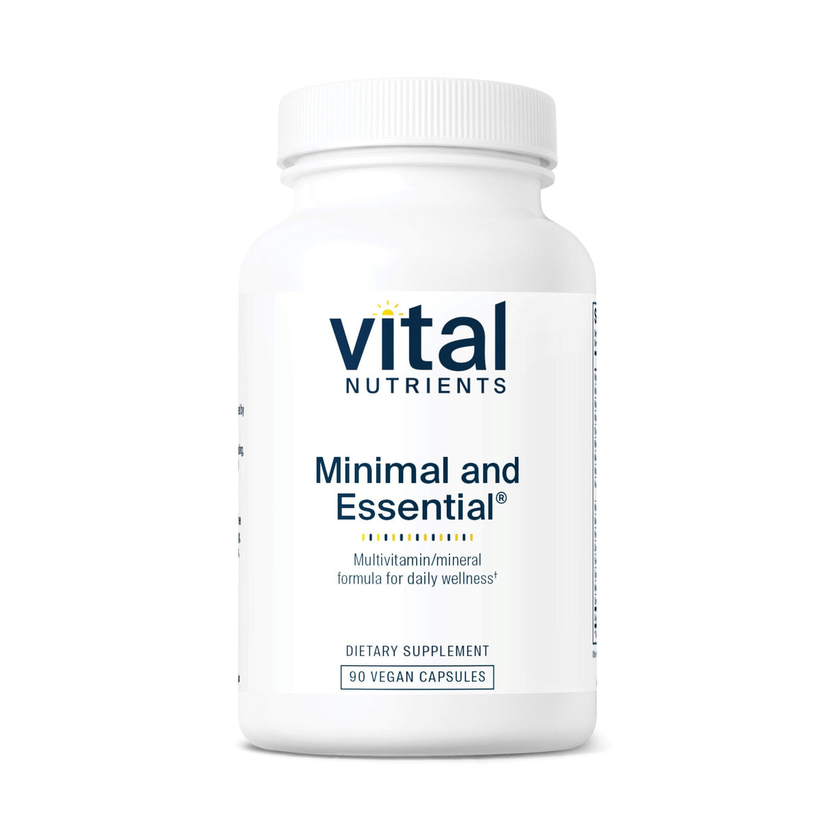 Vital Nutrients Minimal Esencial multivitamínico en botella para uso diario y vitalidad