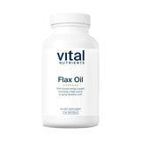 Vital Nutrients Aceite de Linaza prensado en frío en botella, apoyo a la salud cardíaca.