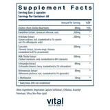 Vital Nutrients con curcuma para apoyo hepático suave