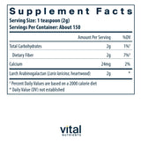 Vital Nutrients Arabinogalactan, cucharada para batidos que promueven la salud digestiva.