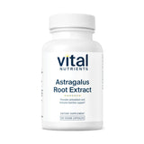 Vital Nutrients Astrágalo: extracto de raíz en cápsulas veganas de 300 mg para apoyo diario.
