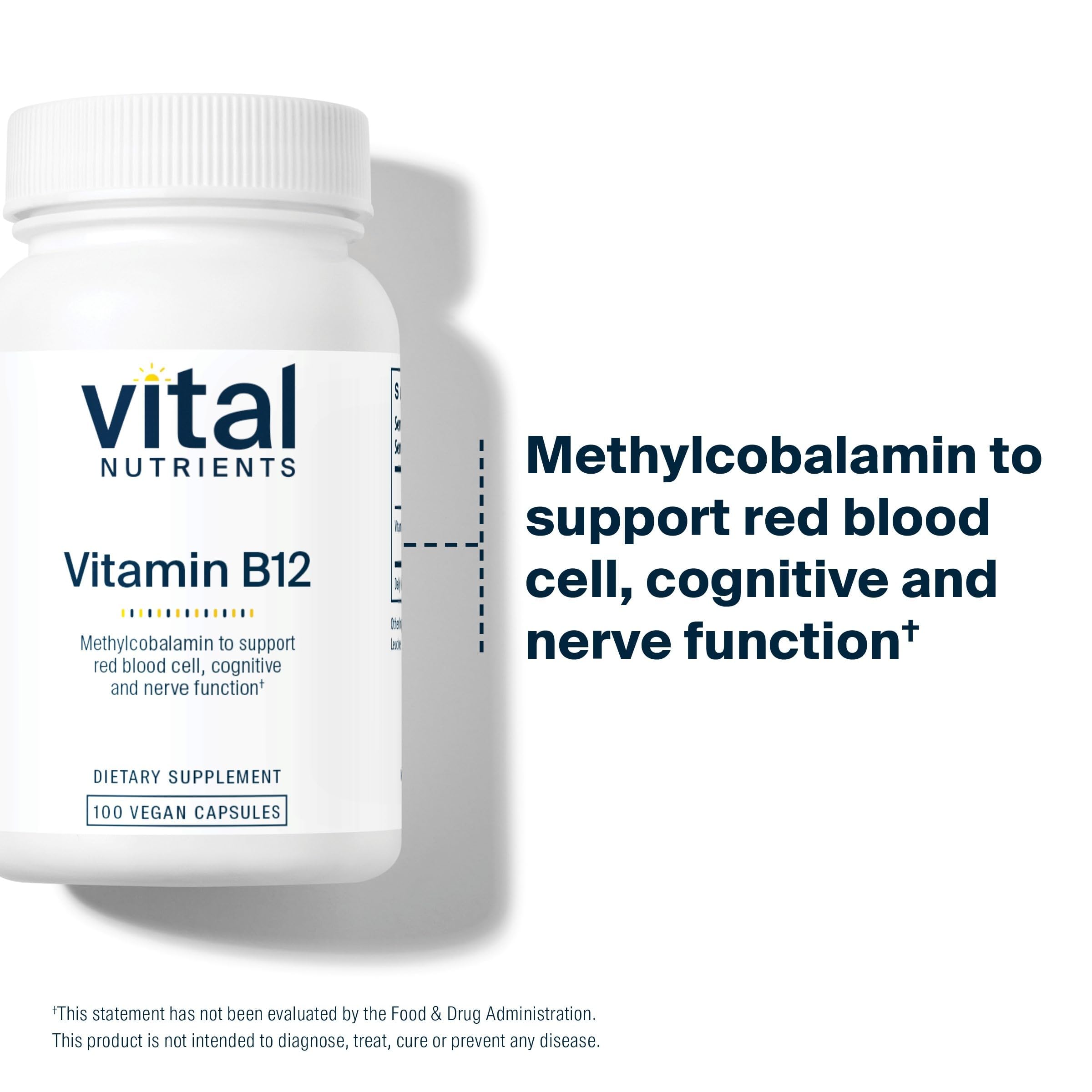 Uso vegano de Vital Nutrients B12 para dieta sin alérgenos