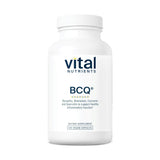 Vital Nutrients BCQ: botella de cápsulas para apoyo articular y digestivo diario.