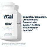 Vital Nutrients BCQ con curcumina: cápsulas antioxidantes de uso diario.
