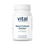 Vital Nutrients Black Cohosh Extract cápsulas para equilibrio hormonal durante la menopausia.