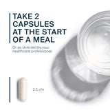Vital Nutrients botella de cápsulas digestivas con etiqueta clara