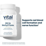 Vital Nutrients cápsulas, frasco de 100 cápsulas para dosis diaria.