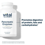 Vital Nutrients cápsulas pancreáticas: cápsulas digestivas para apoyo diario.