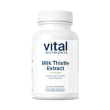 Vital Nutrients Cardo Mariano 250 mg envase, soporte diario para función hepática.