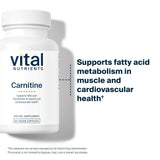 Vital Nutrients Carnitina 500mg, cápsulas para consumo diario