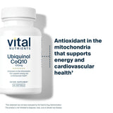Vital Nutrients CoQ10: apoyo para corazón saludable y circulación.