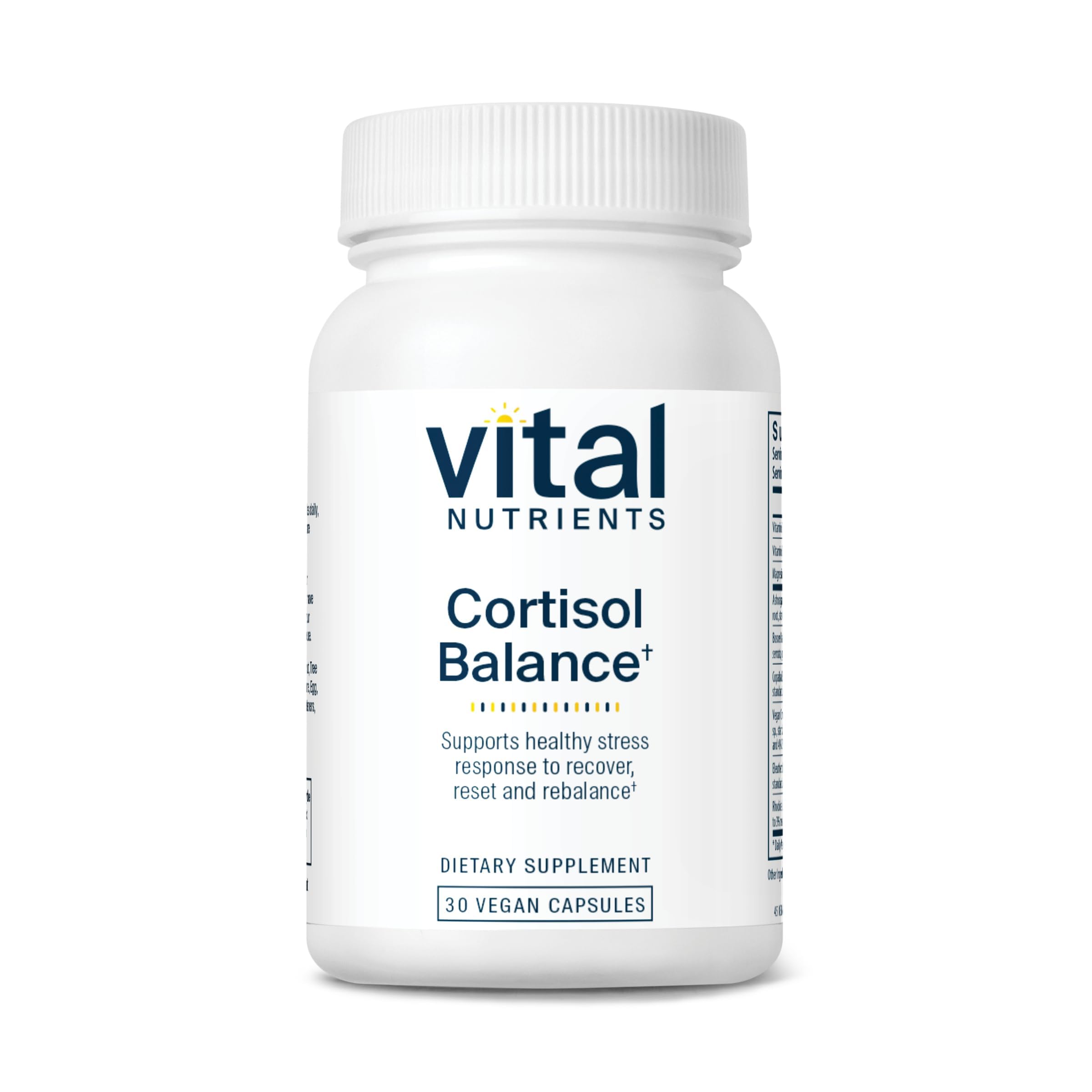 Vital Nutrients Cortisol Balance en botella para calma diaria