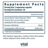Vital Nutrients Curcumin Phytosome, mejor absorción para uso diario.