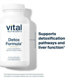 Vital Nutrients Detox Fórmula, etiqueta legible, fórmula vegana sin alérgenos