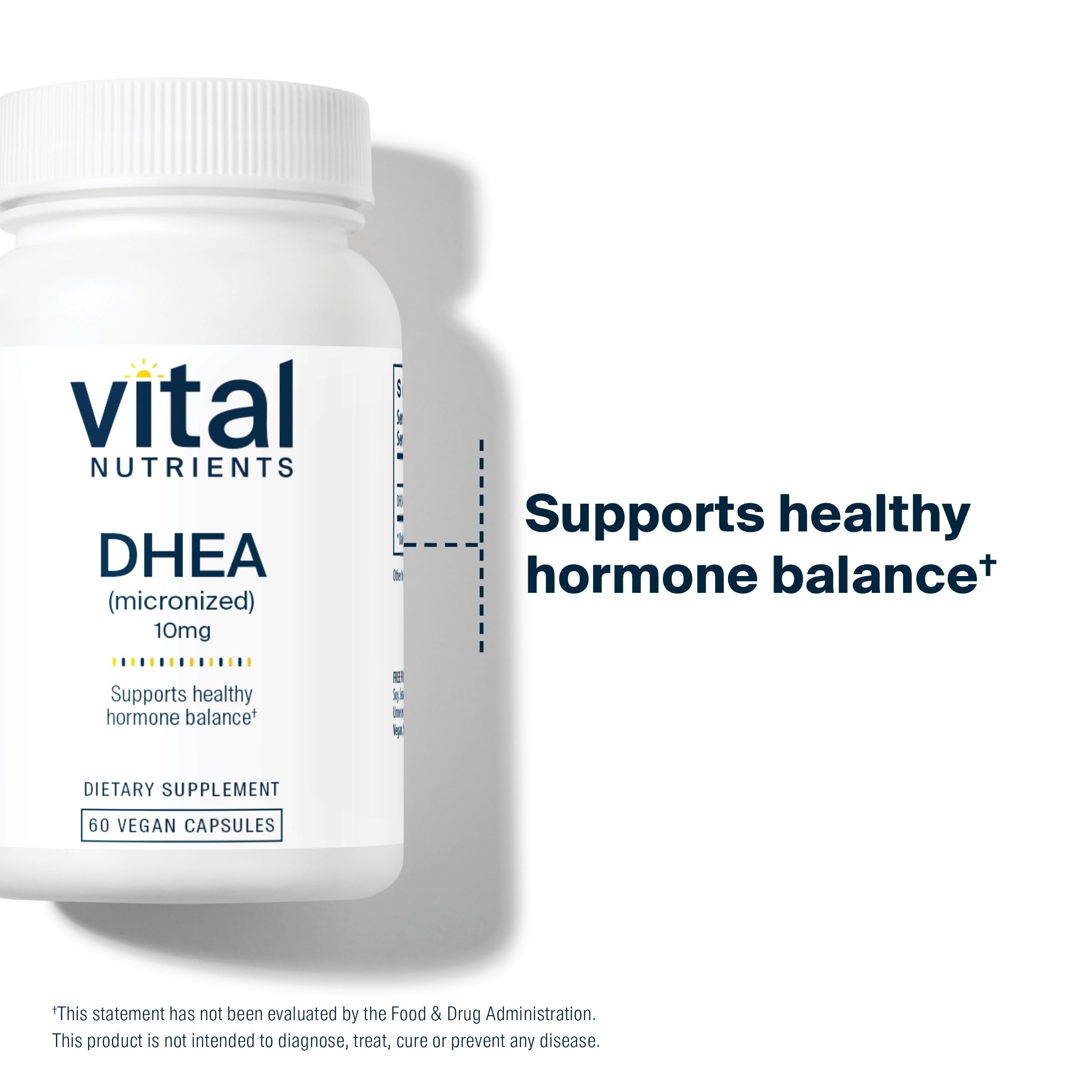 Vital Nutrients DHEA 10mg: modo de uso sencillo para la rutina diaria
