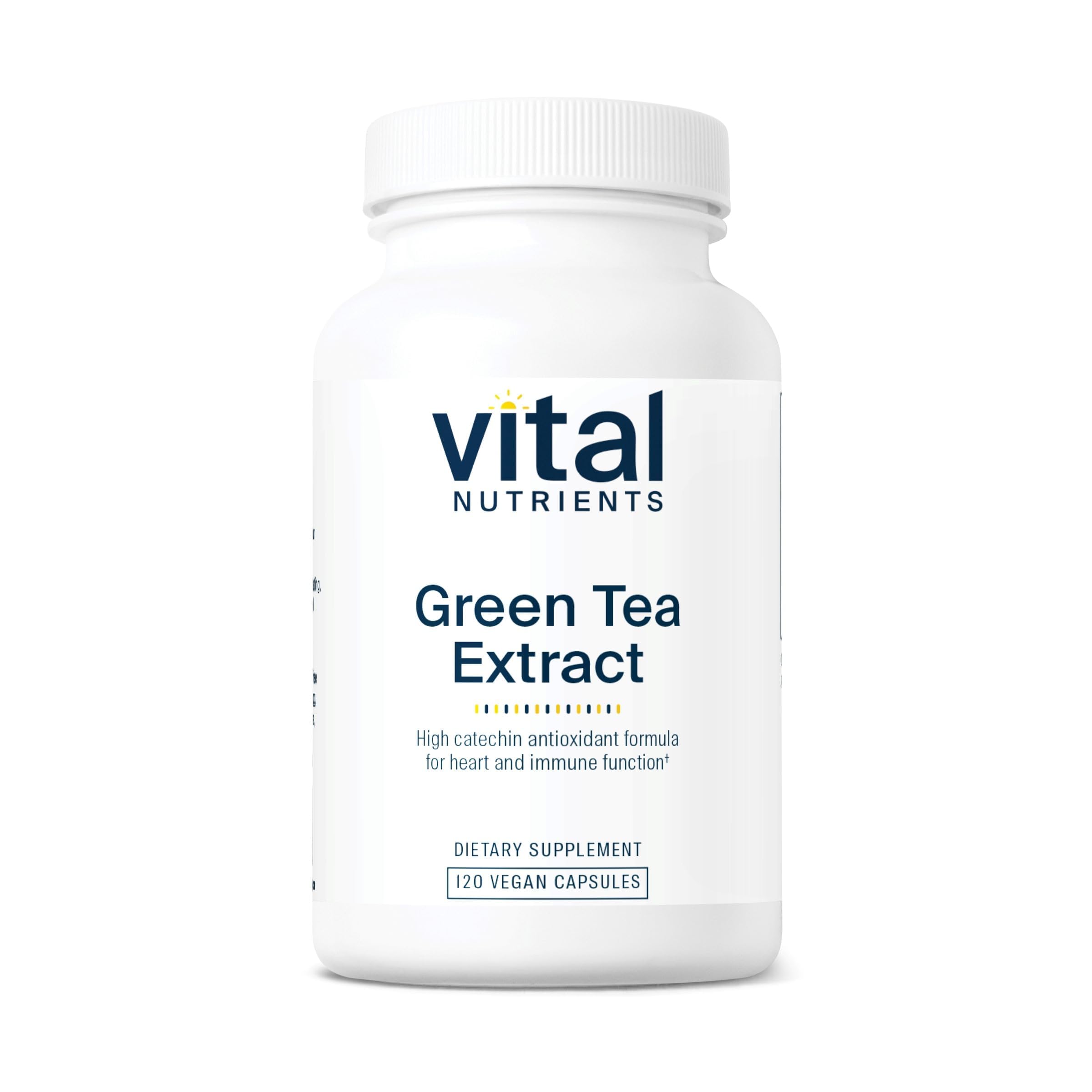 Vital Nutrients extracto té verde 550 mg en botella para consumo diario