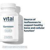 Ritual diario con Genisteína de Vital Nutrients, sencillo consumo para apoyo a estilo de vida saludable.