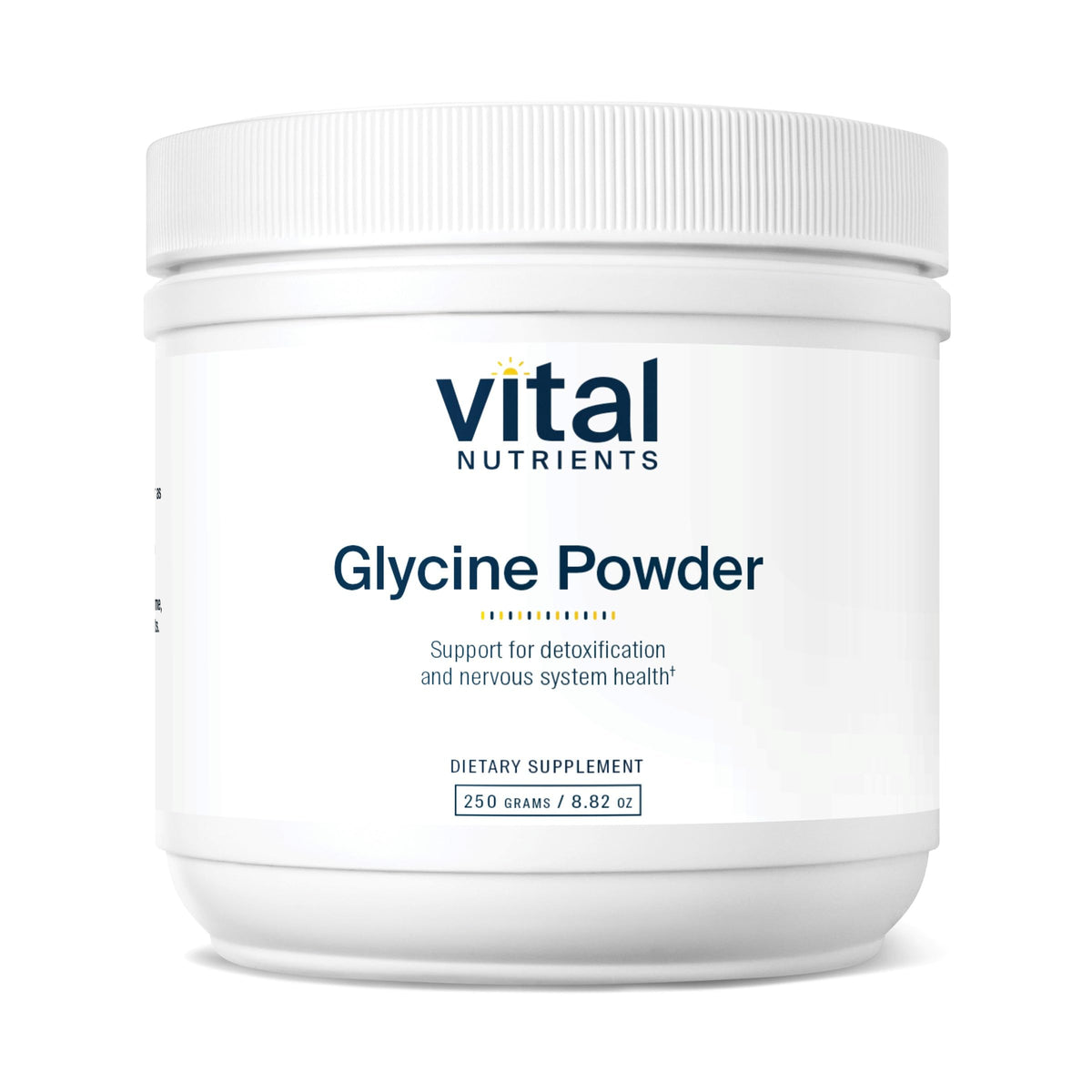Vital Nutrients glicina en polvo, botella: apoyo a la relajación y memoria