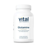 Vital Nutrients Glutamina: cápsulas limpias en frasco, apoyo para el tracto gastrointestinal