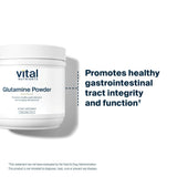Frasco libre de gluten, lácteos y soja de Vital Nutrients Glutamina